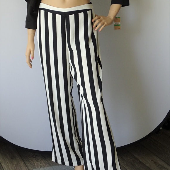 Bar III Pants - Bar III Black Pull-On Wide-Leg Pants NWT